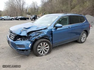2019 Volkswagen Tiguan SE with VIN 3VV2B7AX8KM087297, listed as a Copart auction lot 53349265 with 69,337 mi miles and Salvage Title. Bid and sale history available at carsss.com. Image 1.