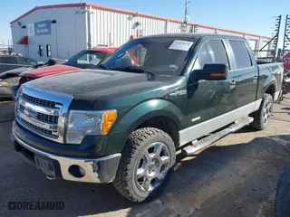 2013 Ford F-150 XL with VIN 1FTFW1ET4DKE22476, listed as a IAAI auction lot 41424670 with 155,326 mi miles. Bid and sale history available at carsss.com. Image 17.