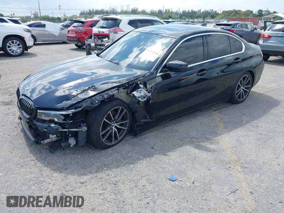 2021 BMW 3 Series 330i with VIN 3MW5R1J09M8B93600, listed as a IAAI auction lot 41735270 with 77,648 mi miles. Bid and sale history available at carsss.com. Image 17.