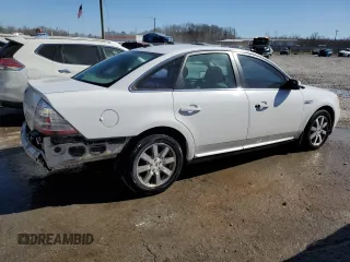 2008 Ford Taurus SEL with VIN 1FAHP24W48G156835, listed as a Copart auction lot 47218695 with 206,047 mi miles and Salvage Title. Bid and sale history available at carsss.com. Image 3.