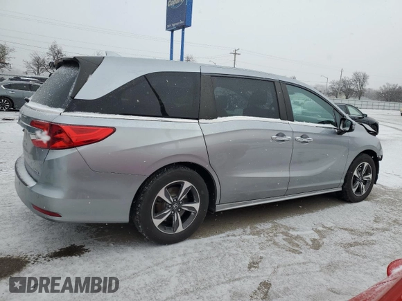 2020 Honda Odyssey Touring with VIN 5FNRL6H85LB045274, listed as a Copart auction lot 41745745 with 63,771 mi miles and Salvage title. Bid and sale history available at DreamBid. Image 3.