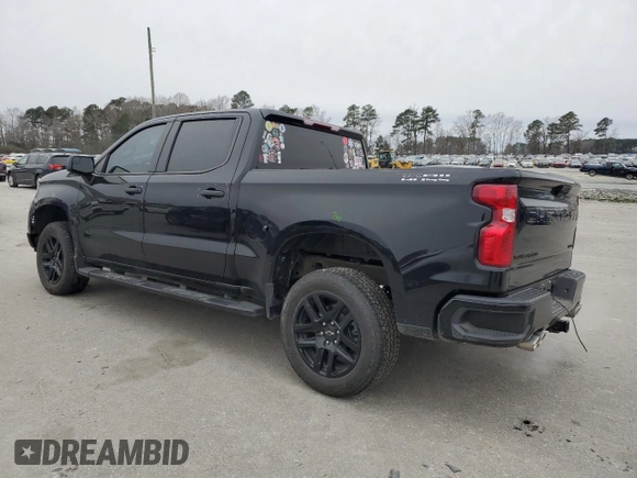 2024 Chevrolet Silverado 1500 Custom Trail Boss with VIN 3GCUDCED9RG126451, listed as a Copart auction lot 88024415 with 18,232 mi miles and Salvage Title. Bid and sale history available at carsss.com. Image 2.