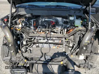2023 Ford F-150 Lightning Pro with VIN 1FTVW1EV5PWG63666, listed as a Copart auction lot 60998415 with 35,089 mi miles and Salvage title. Bid and sale history available at DreamBid. Image 11.