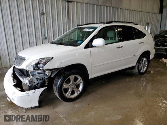 2008 Lexus RX 400h with VIN JTJGW31U082009312, listed as a Copart auction lot 49076565 with 196,778 mi miles and Non Repairable. Bid and sale history available at DreamBid. Image 1.