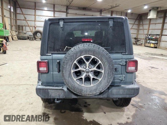 2024 Jeep Wrangler Willys with VIN 1C4PJXAG4RW260511, listed as a Copart auction lot 42425645 with 11,996 mi miles and Salvage title. Bid and sale history available at DreamBid. Image 6.