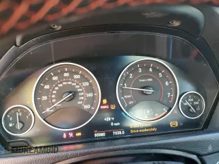 2015 BMW 4 Series 428i with VIN WBA3V7C54FP772674, listed as a Copart auction lot 88060515 with 95,980 mi miles and Salvage Title. Bid and sale history available at carsss.com. Image 9.