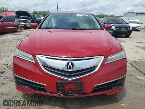 2017 Acura TLX with VIN 19UUB1F33HA004750, listed as a Copart auction lot 55268915 with 124,786 mi miles and Salvage title. Bid and sale history available at DreamBid. Image 5.