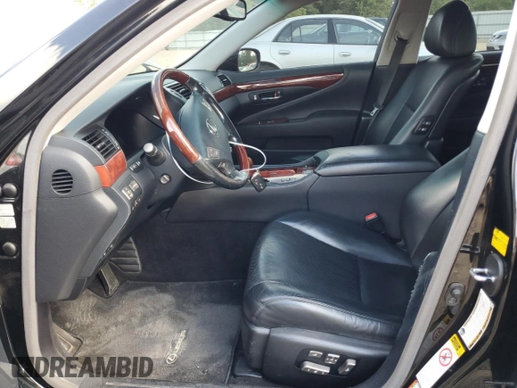 2007 Lexus LS 460 with VIN JTHBL46F975030225, listed as a Copart auction lot 54592425 with 226,524 mi miles and Salvage Title. Bid and sale history available at DreamBid. Image 7.