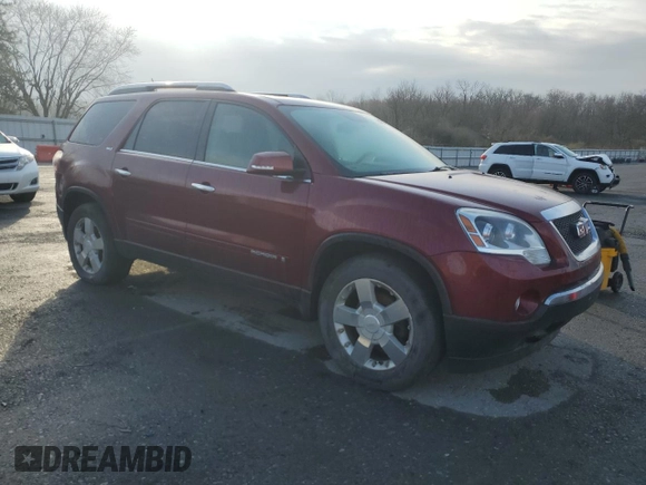 2008 GMC Acadia SLT1 with VIN 1GKEV23718J301396, listed as a Copart auction lot 51122325 with 151,885 mi miles and Clean Title. Bid and sale history available at DreamBid. Image 4.