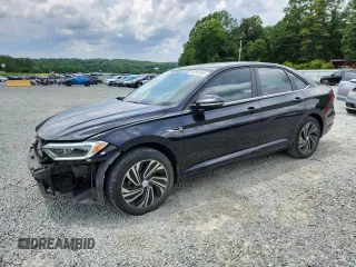 2019 Volkswagen Jetta SEL Premium with VIN 3VWG57BUXKM116425, listed as a Copart auction lot 60844805 with 87,112 mi miles and Salvage title. Bid and sale history available at DreamBid. Image 1.