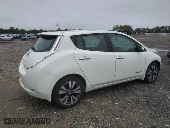 2016 Nissan LEAF S с VIN 1N4BZ0CP3GC314957, выставлен на аукционе Copart как лот 60990485 с пробегом 65 137 миль миль и Списание • Salvage title. История ставок и продаж доступна на DreamBid. Изображение 3.