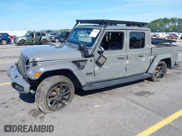 2022 Jeep Gladiator High Altitude with VIN 1C6HJTFG6NL152173, listed as a IAAI auction lot 42524638 with 17,148 mi miles and . Bid and sale history available at DreamBid. Image 22.