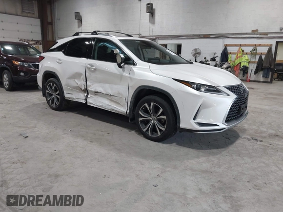 2020 Lexus RX with VIN 2T2HGMDA9LC043542, listed as a IAAI auction lot 41498131 with 63,689 mi miles. Bid and sale history available at carsss.com. Image 1.