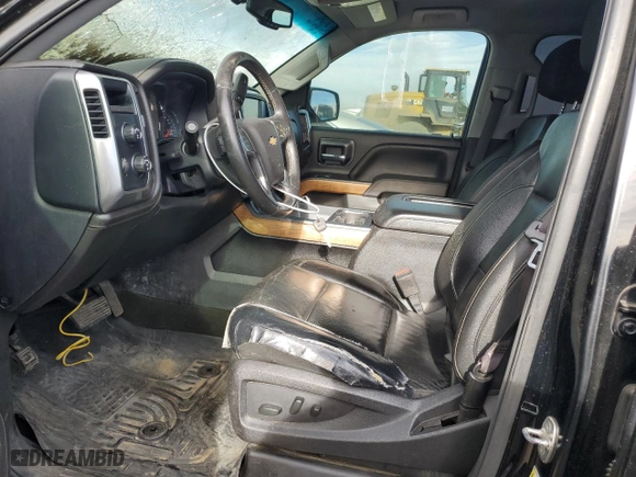 2017 Chevrolet Silverado 1500 LTZ with VIN 3GCUKSEJ0HG145376, listed as a Copart auction lot 85517024 with 0 mi miles and Non Repairable. Bid and sale history available at carsss.com. Image 7.