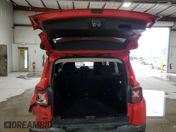 2017 Jeep Renegade Altitude with VIN ZACCJBBBXHPF84837, listed as a Copart auction lot 43204725 with 115,368 mi miles and Salvage Title. Bid and sale history available at carsss.com. Image 6.