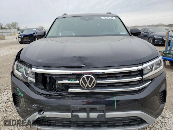 2021 Volkswagen Atlas SEL with VIN 1V2BP2CAXMC603447, listed as a Copart auction lot 50500474 with 52,691 mi miles and Salvage title. Bid and sale history available at DreamBid. Image 5.
