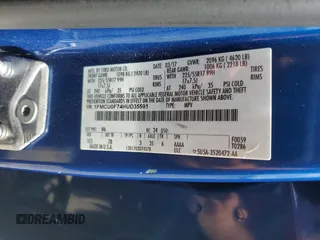 2017 Ford Escape S with VIN 1FMCU0F74HUD35591, listed as a Copart auction lot 59889465 with 134,552 mi miles and Salvage title. Bid and sale history available at DreamBid. Image 13.