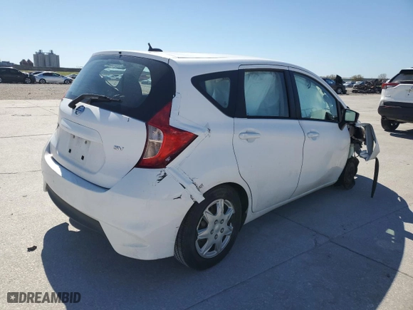 2017 Nissan Versa Note SV with VIN 3N1CE2CP7HL365005, listed as a Copart auction lot 47855145 with 95,573 mi miles and Salvage Title. Bid and sale history available at carsss.com. Image 3.