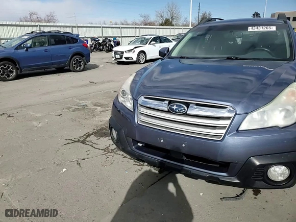 2013 Subaru Outback 2.5i Premium with VIN 4S4BRCCC2D3270336, listed as a Copart auction lot 43431265 with 144,641 mi miles and Salvage Title. Bid and sale history available at carsss.com. Image 14.