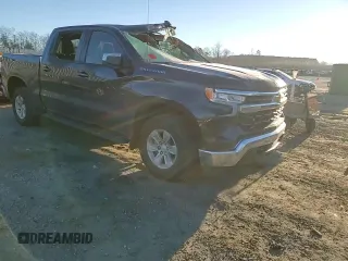 2023 Chevrolet Silverado 1500 LT with VIN 3GCPACEK8PG256190, listed as a Copart auction lot 88554125 with Not Provided miles and Salvage Title. Bid and sale history available at DreamBid. Image 11.