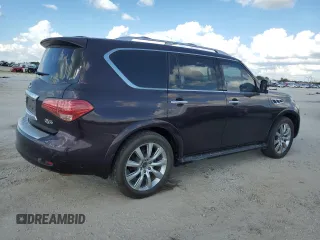 2012 Infiniti QX56 7-passenger with VIN JN8AZ2NF5C9516295, listed as a Copart auction lot 72336184 with 171,694 mi miles and Clean Title. Bid and sale history available at carsss.com. Image 3.
