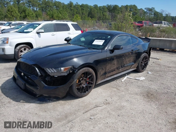 2017 Ford Mustang EcoBoost with VIN 1FA6P8TH9H5259449, listed as a IAAI auction lot 41820818 with 1 mi miles. Bid and sale history available at carsss.com. Image 17.