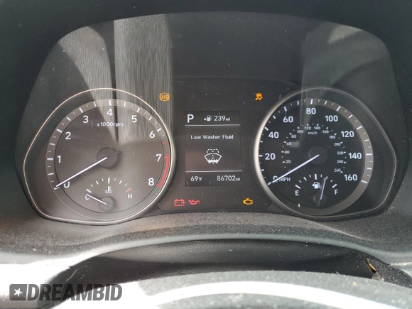 2018 Hyundai Elantra GT with VIN KMHH35LE1JU032623, listed as a Copart auction lot 72744674 with 86,702 mi miles and Salvage Title. Bid and sale history available at carsss.com. Image 9.
