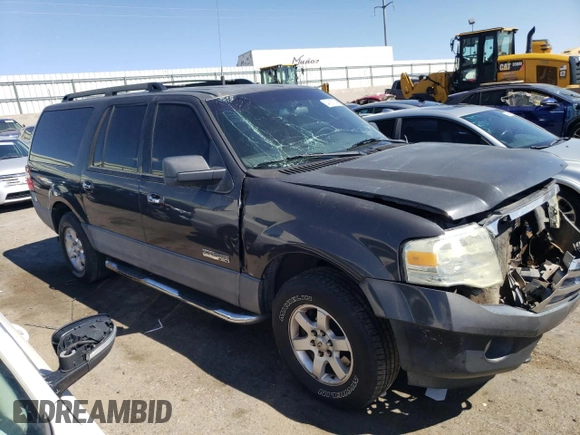 2007 Ford Expedition EL SSV with VIN 1FMFK16517LA43120, listed as a Copart auction lot 54915034 with 355,658 mi miles and Salvage Title. Bid and sale history available at carsss.com. Image 4.