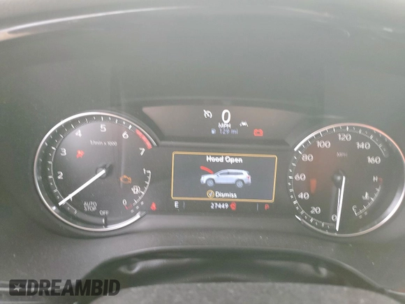 2024 Cadillac XT6 FWD Luxury with VIN 1GYKPAR41RZ700452, listed as a Copart auction lot 57675945 with 27,449 mi miles and Salvage title. Bid and sale history available at DreamBid. Image 9.