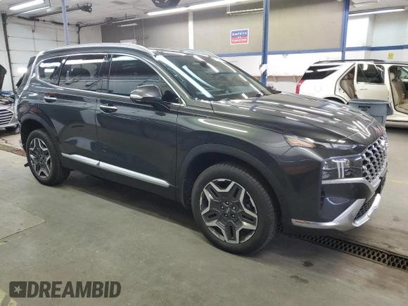 2022 Hyundai Santa Fe Limited with VIN 5NMS4DAL5NH471243, listed as a Copart auction lot 52089065 with 14,329 mi miles and Salvage Title. Bid and sale history available at carsss.com. Image 4.