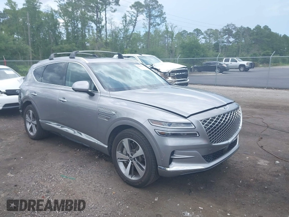 2023 Genesis GV80 with VIN KMUHCESCXPU133511, listed as a IAAI auction lot 42486556 with 38,988 mi miles and . Bid and sale history available at DreamBid. Image 1.