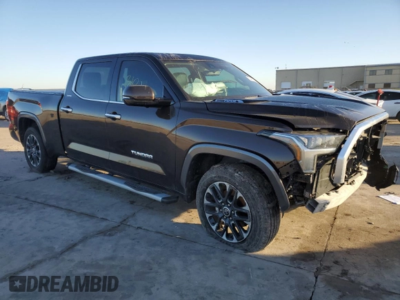 2022 Toyota Tundra Limited Hybrid with VIN 5TFJC5EC3NX001878, listed as a Copart auction lot 41590215 with Not provided miles and Clean title. Bid and sale history available at DreamBid. Image 4.
