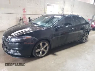 2013 Dodge Dart GT z VIN 1C3CDFCB6DD325479, wystawiony jako Copart lot #59208205 z przebiegiem 101 085 mil mil oraz Szkoda całkowita • Salvage title. Historia ofert i sprzedaży dostępna na DreamBid. Obrazek 1.