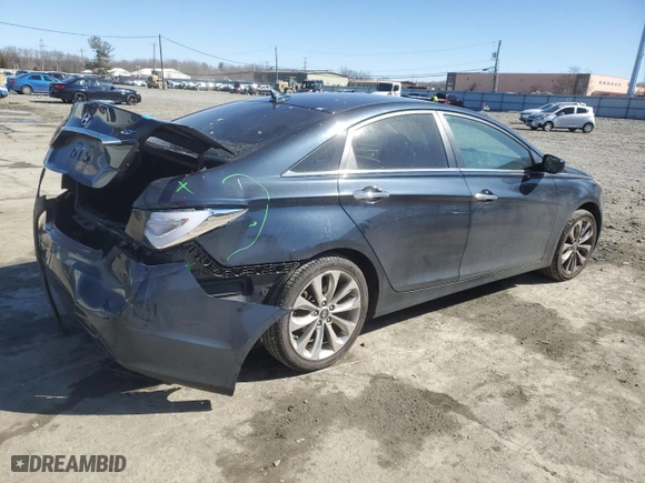 2011 Hyundai Sonata SE with VIN 5NPEC4AB9BH230534, listed as a Copart auction lot 45972185 with 151,481 mi miles and Salvage Title. Bid and sale history available at carsss.com. Image 3.