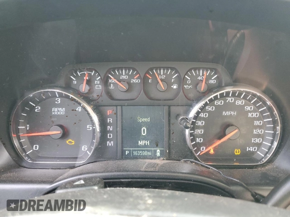 2014 Chevrolet Silverado 1500 Work Truck with VIN 3GCUKPEH2EG208046, listed as a Copart auction lot 75716924 with 163,598 mi miles and Salvage Title. Bid and sale history available at DreamBid. Image 9.