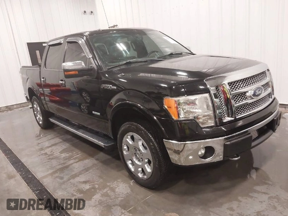2011 Ford F-150 XLT with VIN 1FTFW1ET3BFC27328, listed as a IAAI auction lot 41557103 with 117,966 mi miles. Bid and sale history available at carsss.com. Image 1.