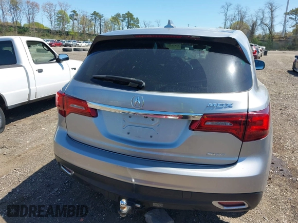 2016 Acura MDX w/Tech with VIN 5FRYD4H41GB053418, listed as a IAAI auction lot 42118766 with 72,700 mi miles. Bid and sale history available at carsss.com. Image 16.