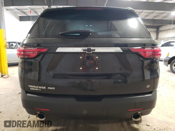 2022 Chevrolet Traverse LT Cloth with VIN 1GNEVGKW9NJ193808, listed as a Copart auction lot 47380713 with 6,028 mi miles. Bid and sale history available at carsss.com. Image 6.
