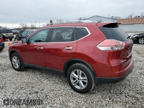 2015 Nissan Rogue SL with VIN 5N1AT2MV3FC870356, listed as a Copart auction lot 51313965 with 166,492 mi miles and Salvage Title. Bid and sale history available at carsss.com. Image 2.
