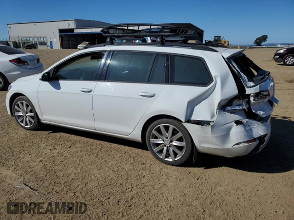 2019 Volkswagen Golf SportWagen S with VIN 3VW117AU3KM508682, listed as a Copart auction lot 48184285 with 49,271 mi miles and Salvage Title. Bid and sale history available at carsss.com. Image 2.