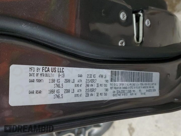 2020 Jeep Compass Trailhawk with VIN 3C4NJDDB3LT112028, listed as a Copart auction lot 45790115 with 86,703 mi miles and Salvage Title. Bid and sale history available at carsss.com. Image 15.
