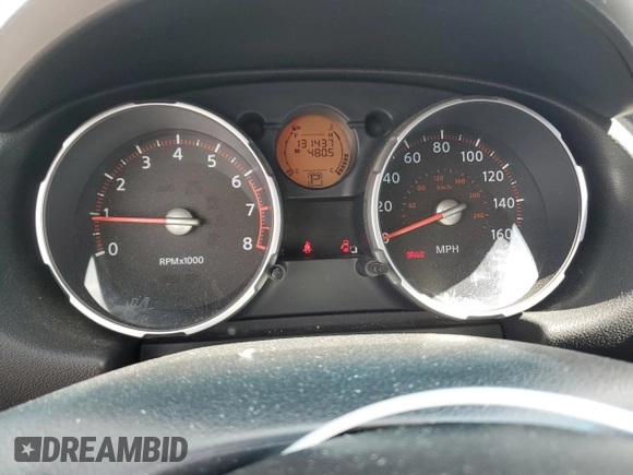 2008 Nissan Rogue SL with VIN JN8AS58V48W409739, listed as a Copart auction lot 54212575 with 131,437 mi miles and Salvage Title. Bid and sale history available at DreamBid. Image 9.