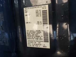 2016 Nissan Maxima SR z VIN 1N4AA6AP7GC902644, wystawiony jako IAAI lot #42220764 z przebiegiem 137 980 mil mil oraz . Historia ofert i sprzedaży dostępna na DreamBid. Obrazek 9.
