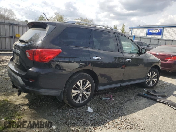2018 Nissan Pathfinder S with VIN 5N1DR2MNXJC678274, listed as a Copart auction lot 48245445 with 147,788 mi miles and Clean Title. Bid and sale history available at carsss.com. Image 3.