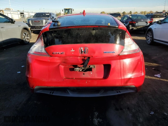 2012 Honda CR-Z with VIN JHMZF1D47CS001775, listed as a Copart auction lot 80882164 with 134,946 mi miles and Salvage Title. Bid and sale history available at carsss.com. Image 6.