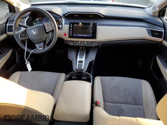 2019 Honda Clarity Plug-In Hybrid with VIN JHMZC5F11KC001346, listed as a Copart auction lot 81999883 with 52,071 mi miles. Bid and sale history available at carsss.com. Image 8.
