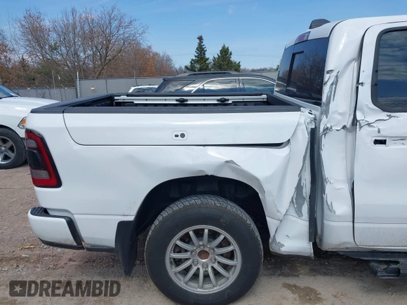 2023 Ram 1500 Laramie with VIN 1C6SRFJT8PN520610, listed as a IAAI auction lot 41898526 with 23,605 mi miles and . Bid and sale history available at DreamBid. Image 19.