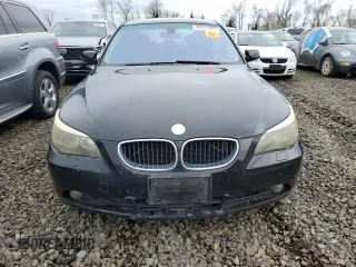 2006 BMW 5 Series 525i with VIN WBANE53586CK82341, listed as a Copart auction lot 49351205 with 184,079 mi miles and Salvage Title. Bid and sale history available at DreamBid. Image 5.