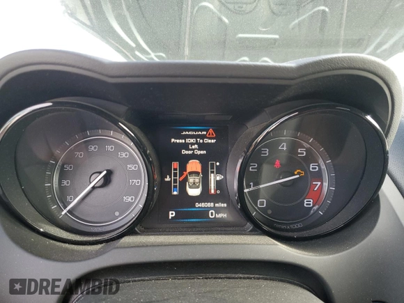 2015 Jaguar F-Type S with VIN SAJWA6FC9F8K14539, listed as a Copart auction lot 48292804 with 46,068 mi miles and . Bid and sale history available at DreamBid. Image 9.