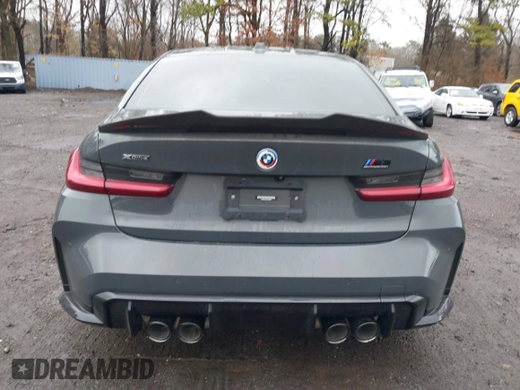 2023 BMW M3 Competition xDrive с VIN WBS43AY0XPFN86807, выставлен на аукционе IAAI как лот 41805104 с пробегом 28 773 миль миль и . История ставок и продаж доступна на DreamBid. Изображение 16.